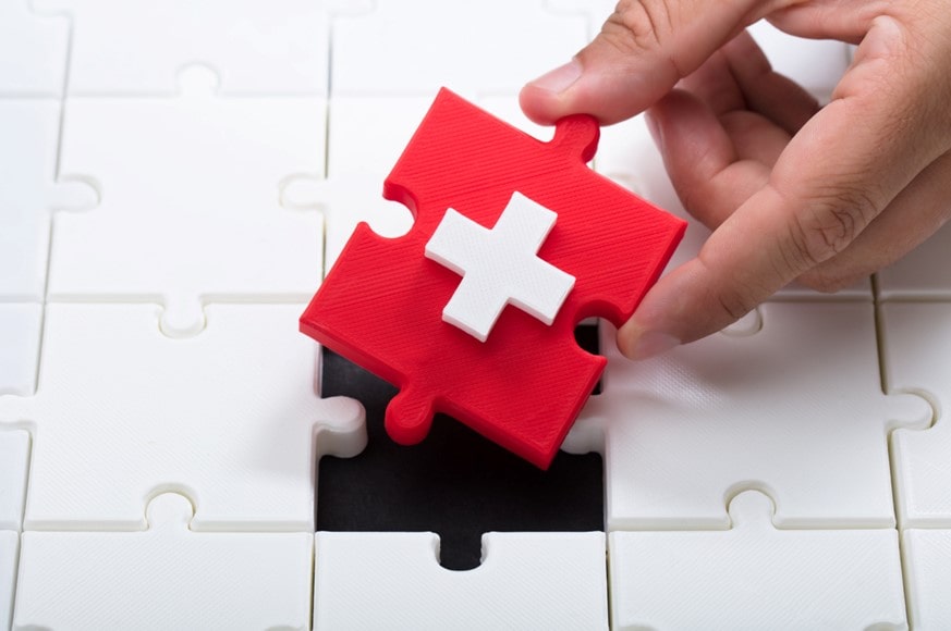 puzzle red cross